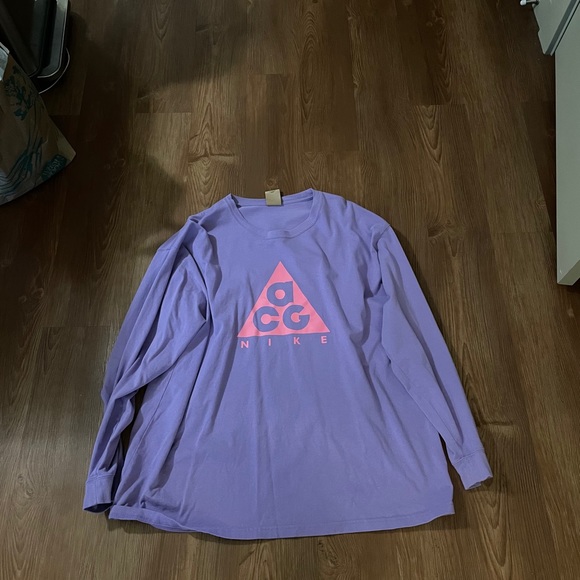 Nike ACG Other - Vintage Nike purple ACG long sleeve t XXL